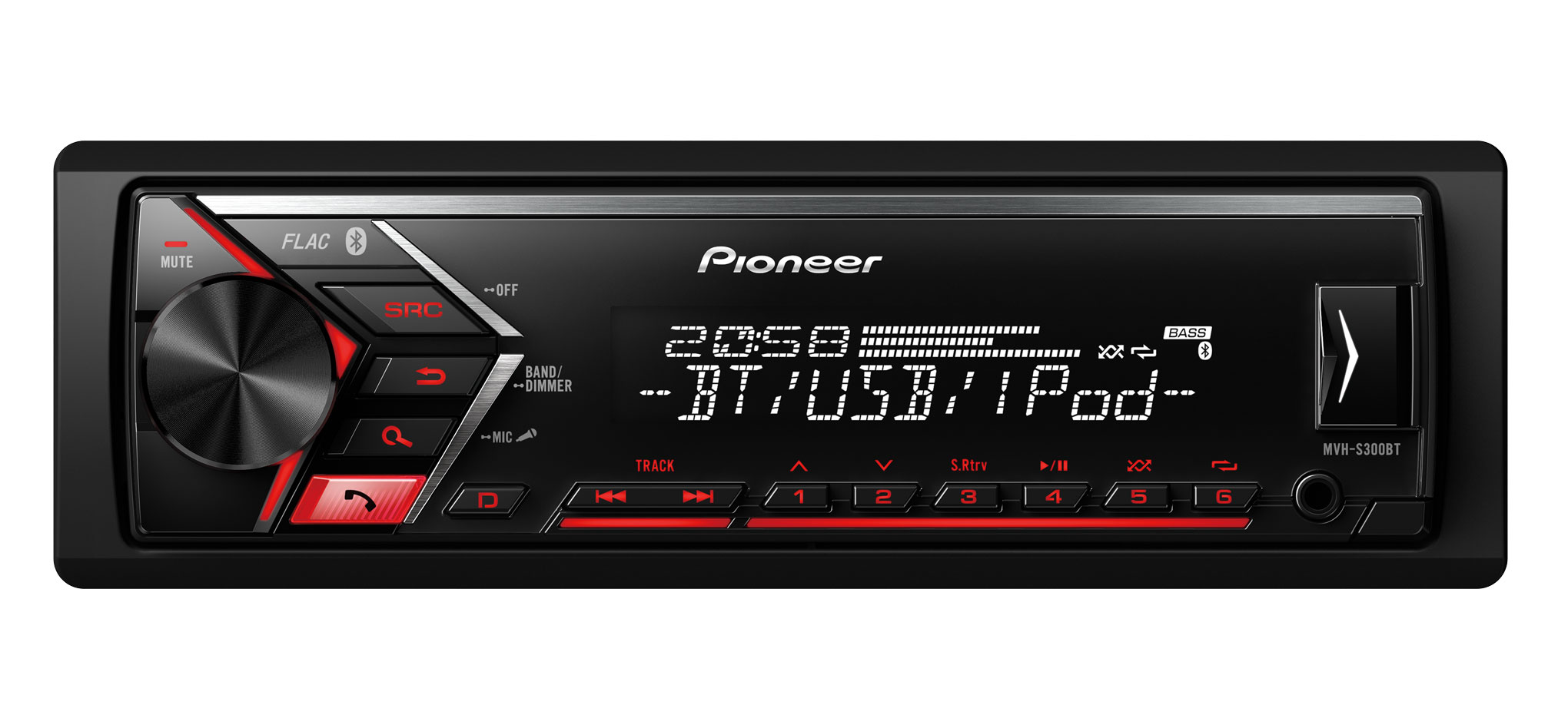 Citroen Ds3 Radio Pioneer Mvh-S300bt Stereo Bluetooth Freisprecheinrichtung,