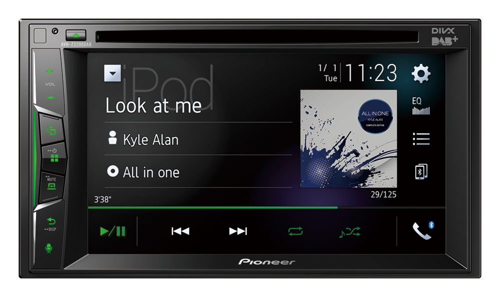 Pioneer AVH-Z3200DAB - Apple Carplay,Bluetooth, DAB radio