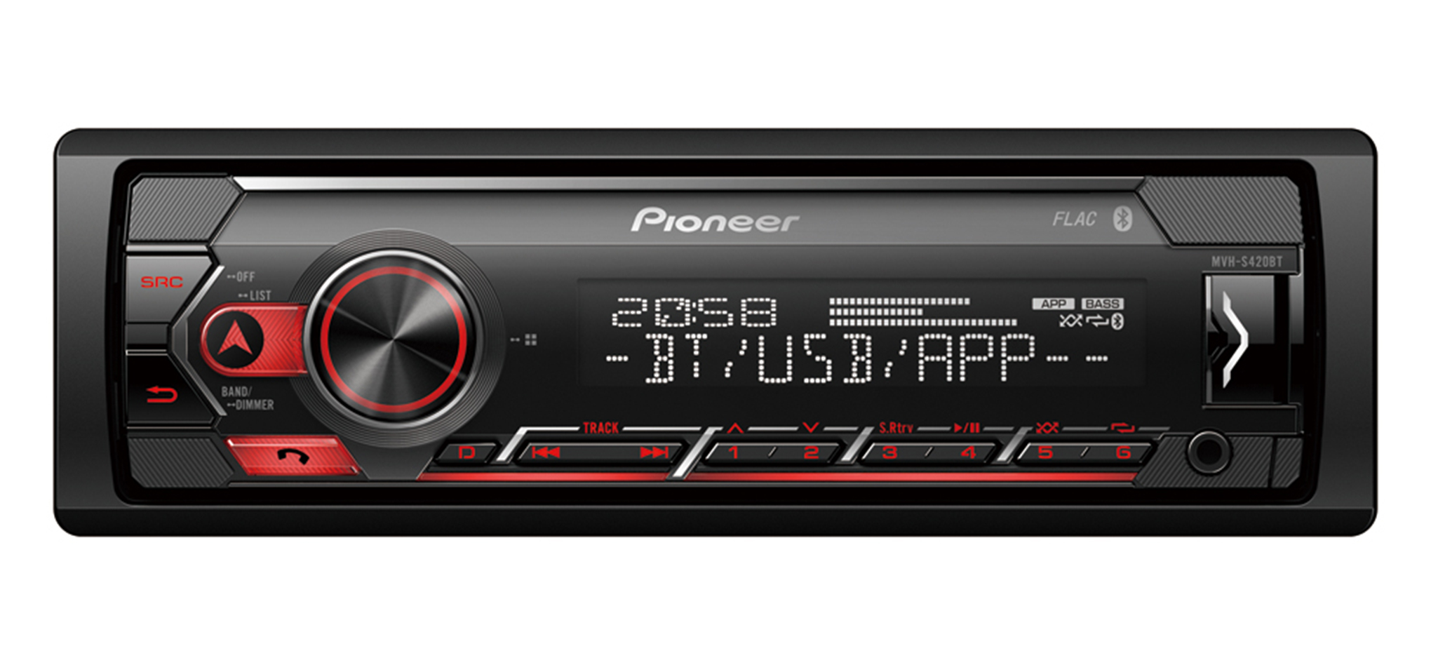 Peugeot 307 Radio de Coche Pioneer MVH-S420BT Stereo Bluetooth Kit Manos  Libres